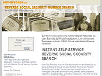Reverse Social Security Number Search by Gov-Records